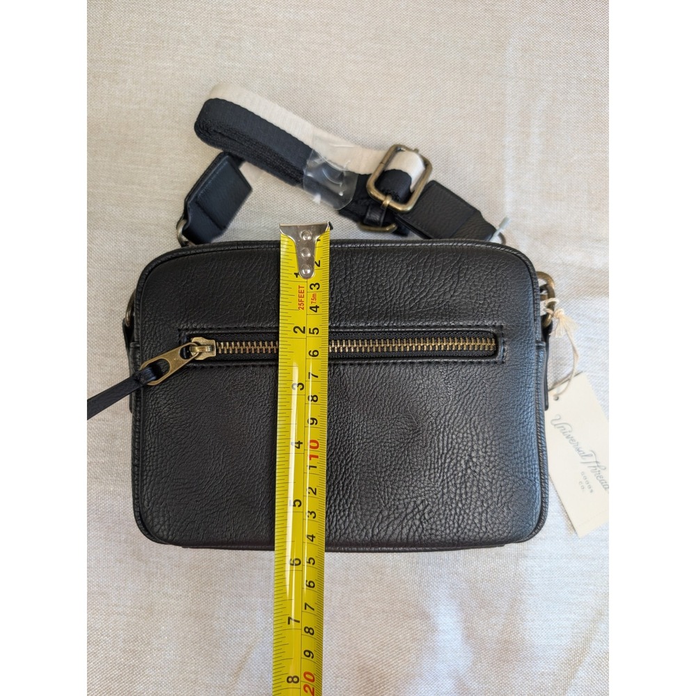 Universal Thread Crossbody Bag Womens Small Black New NWT Bag Striped Strap - Picture 4 of 7
